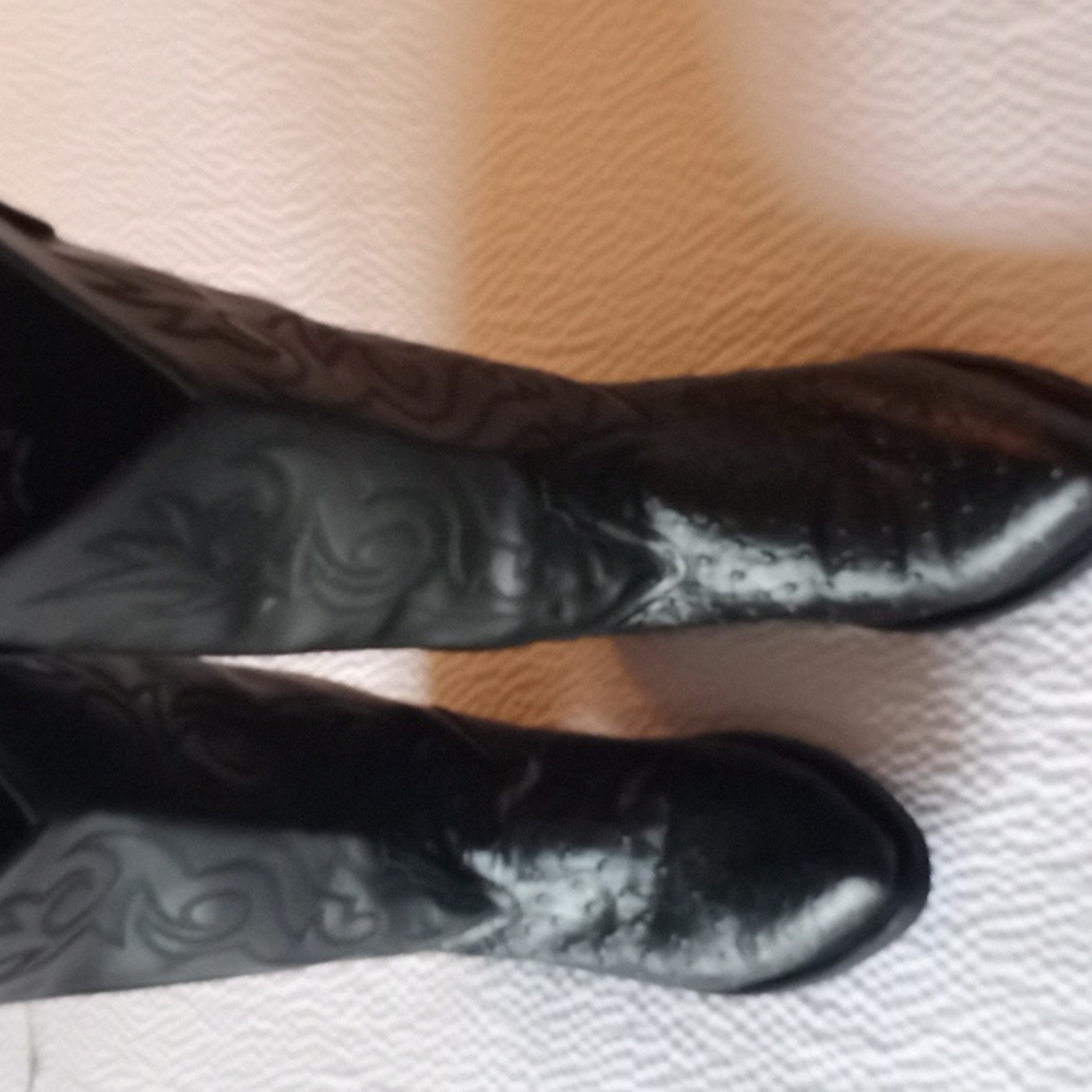 Men's Boot Leather and Ostrich Print and Michelin sole/heel XA-1 457  / XA-2 480